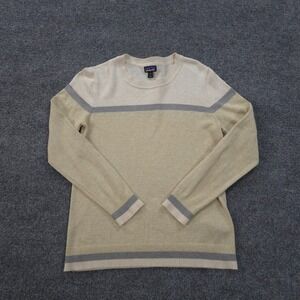 Patagonia Sweater Womens Extra Small Tan Andri Crew Hiking Outdoors Pullover
